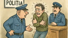 Banc: Discuție într-o secție de poliție