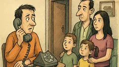 Banc: Un tip își sună prietenul