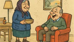 Banc: Ieri, iubitul meu m-a alintat băbuța