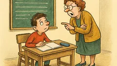 Banc: Bulă, de ce nu scrii la oră?