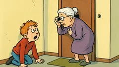 Banc: Bunica zice «Ascunde-te, Bulă!» și…