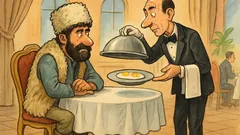 Banc: Un cioban intră într-un restaurant de fițe