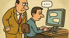 Banc: Șeful către angajat, pe messenger