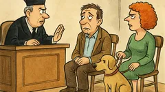 Banc: La tribunal, un proces de divorț...