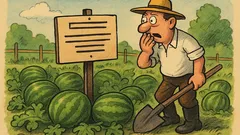 Banc: Bulă avea o grădină de pepeni