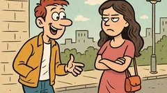 Banc: Un tip încearcă să agațe o fată