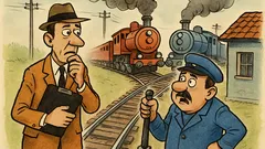 Banc: Un tip voia să se angajeze la CFR