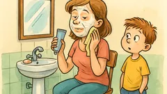 Banc: Un copil își întreabă mama de ce