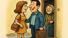 Banc: O soție proaspăt căsătorită și soțul ei