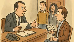 Banc: La un interviu de angajare