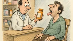 Banc: – Aveți pastile contra lenei?