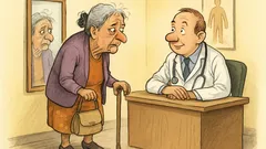 Banc: Soacra merge la doctor și zice...