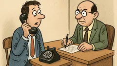 Banc: Interviu pentru angajare, șeful întreabă...