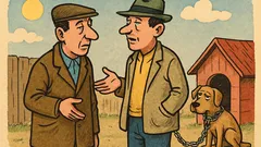 Banc: Doi prieteni stau de vorbă despre...