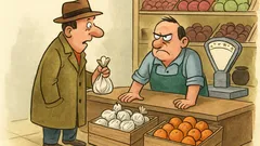 Banc: Un om intră la aprozar și...