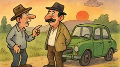 Banc: Măi, Avrămuț, ți-ai cumpărat mașină?