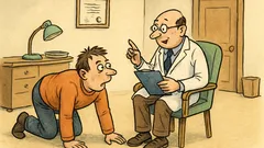 Banc: Intră un individ la psihiatru în patru