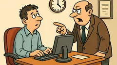 Banc: Șefu’, Mihai, de ce stai la muncă