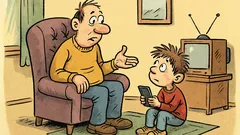 Banc: Tati, tu la 8 ani aveai iPhone?