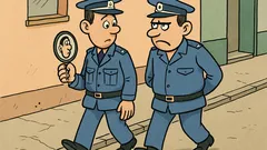 Banc: Doi polițiști găsesc o oglindă