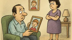 Banc: Soția către soț—vezi copilul din poză?