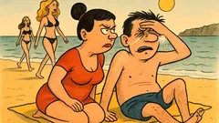 Banc: Bulă şi Bubulina stăteau la plajă...