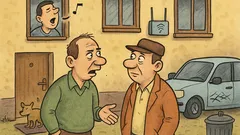 Banc: Bulă se plânge prietenului de vecini