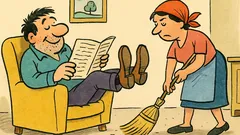 Banc: Bulă, îți ajuți nevasta la treburile?