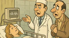 Banc: O femeie la urgențe...