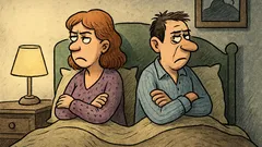 Banc: Două prietene discută despre soții lor