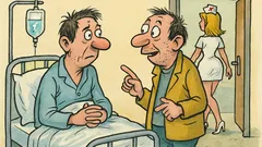 Banc: L-am vizitat pe Costică la spital