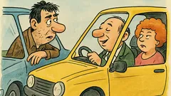 Banc: Doi șoferi stau de vorbă…