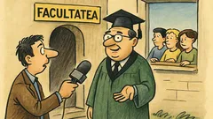 Banc: Reporterul îl întreabă pe decan...