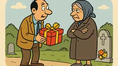 Banc: Ginerele caută cadou pentru soacră