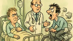 Banc: În spital, doctore, mutați-l pe vecin