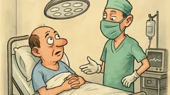 Banc: Chirurgul îl întreabă pe pacient…