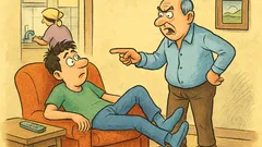 Banc: Tatăl îi spune fiului...