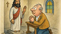 Banc: Bulă, prea norocos, merge la biserică