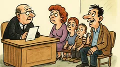 Banc: La divorț, judecătorul îi întreabă...