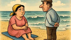 Banc: Ion și Maria ajung prima dată la mare