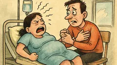 Glumă: Un tip e în spital cu soția