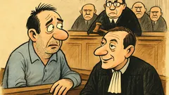 Banc: Inculpatul către avocatul său...