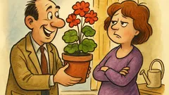 Banc: Fănică, de ce îi cumperi soției flori?