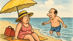 Banc: Bulă și Bubulina, la mare, întrebare fierbinte