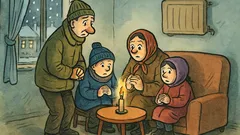 Banc: În plină iarnă, un reporter întreabă...