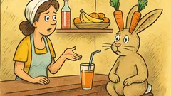 Banc: Intră un iepuraș în cofetărie și...