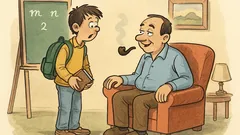 Banc: Tată, azi proful de mate m-a întrebat