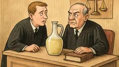 Banc: Un tânăr judecător își întreabă colegul