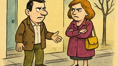 Banc: Se întâlnesc două persoane care nu se