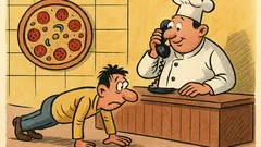 Banc: Bulă sună la pizzerie și...